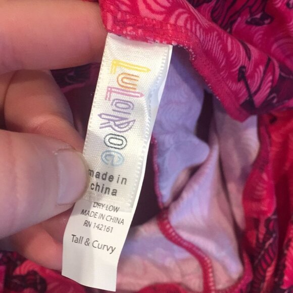 TC NWOT LuLaRoe Leggings C02 1571 - Picture 3 of 3